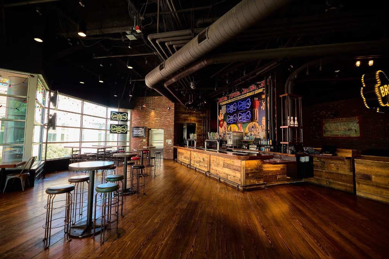 Bar and high tables